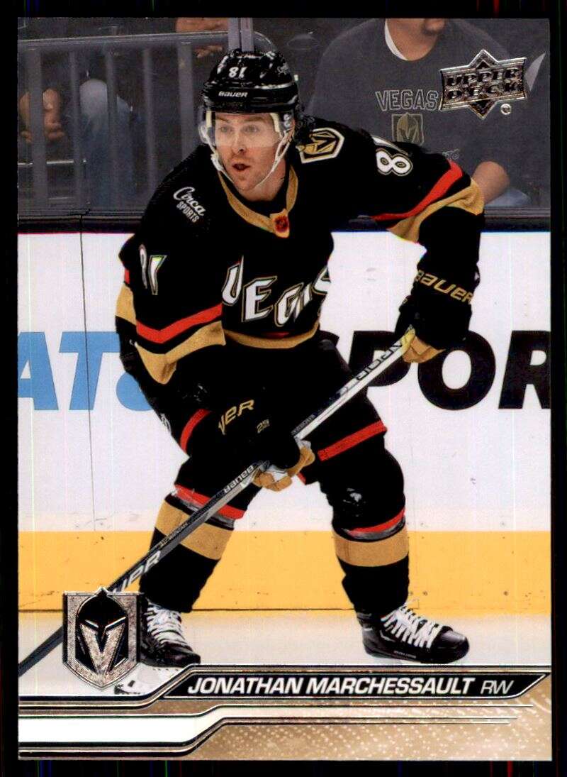 2023-24 Upper Deck Hockey #180 Jonathan Marchessault Vegas Golden Knights Image 1