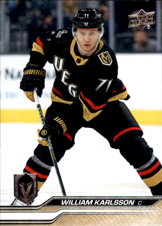 2023-24 Upper Deck Hockey #181 William Karlsson  Vegas Golden Knights  Image 1