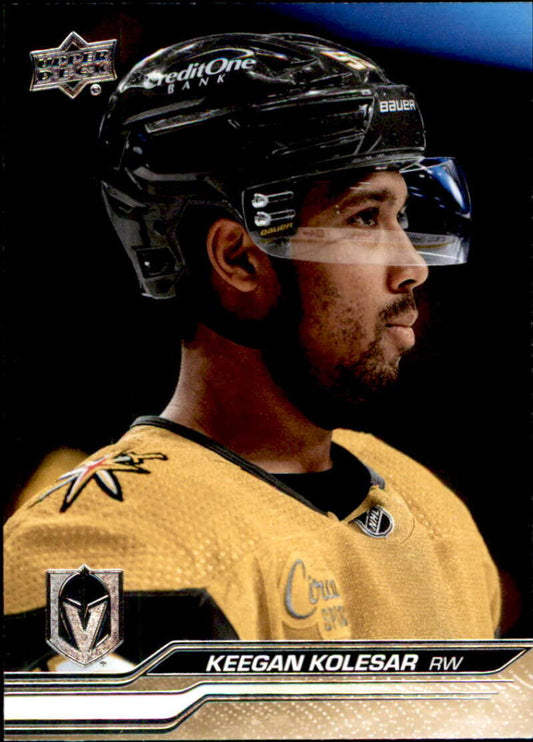 2023-24 Upper Deck Hockey #182 Keegan Kolesar  Vegas Golden Knights  Image 1