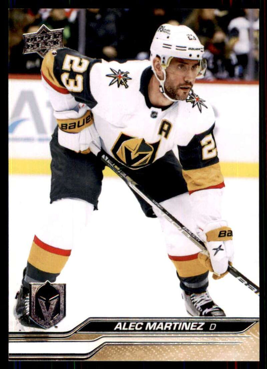 2023-24 Upper Deck Hockey #183 Alec Martinez  Vegas Golden Knights  Image 1