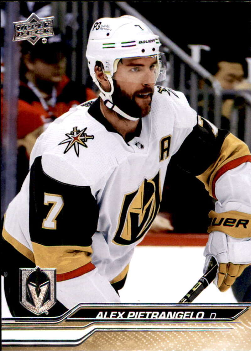 2023-24 Upper Deck Hockey #184 Alex Pietrangelo Vegas Golden Knights Image 1