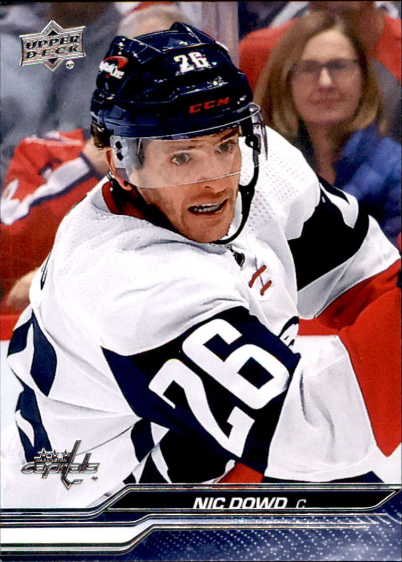 2023-24 Upper Deck Hockey #190 Nic Dowd Washington Capitals Image 1