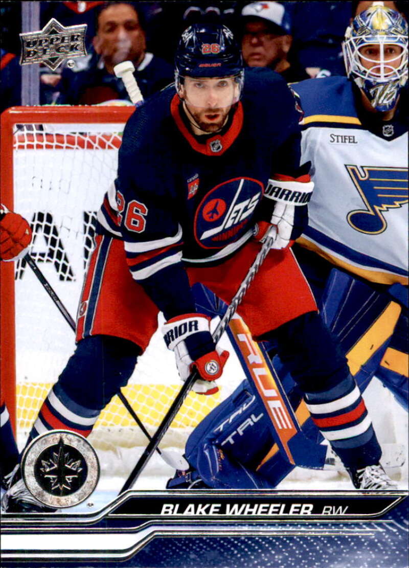 2023-24 Upper Deck Hockey #194 Blake Wheeler Winnipeg Jets Image 1