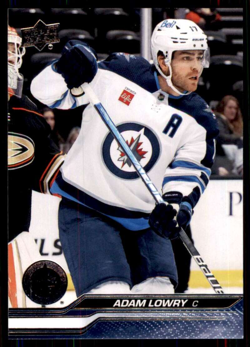 2023-24 Upper Deck Hockey #195 Adam Lowry Winnipeg Jets Image 1