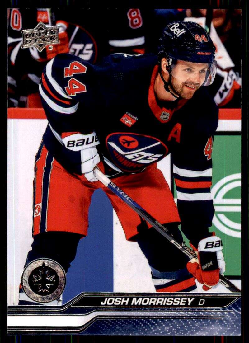 2023-24 Upper Deck Hockey #196 Josh Morrissey Winnipeg Jets Image 1