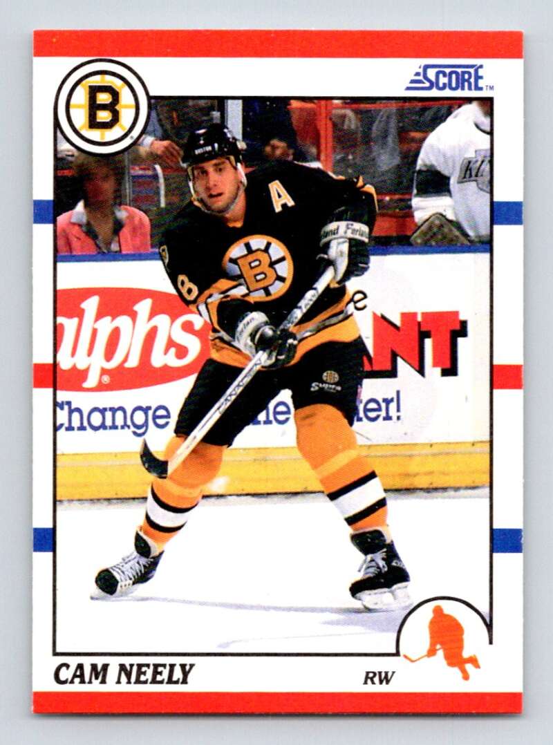 1990-91 Score American #4 Cam Neely Boston Bruins Image 1