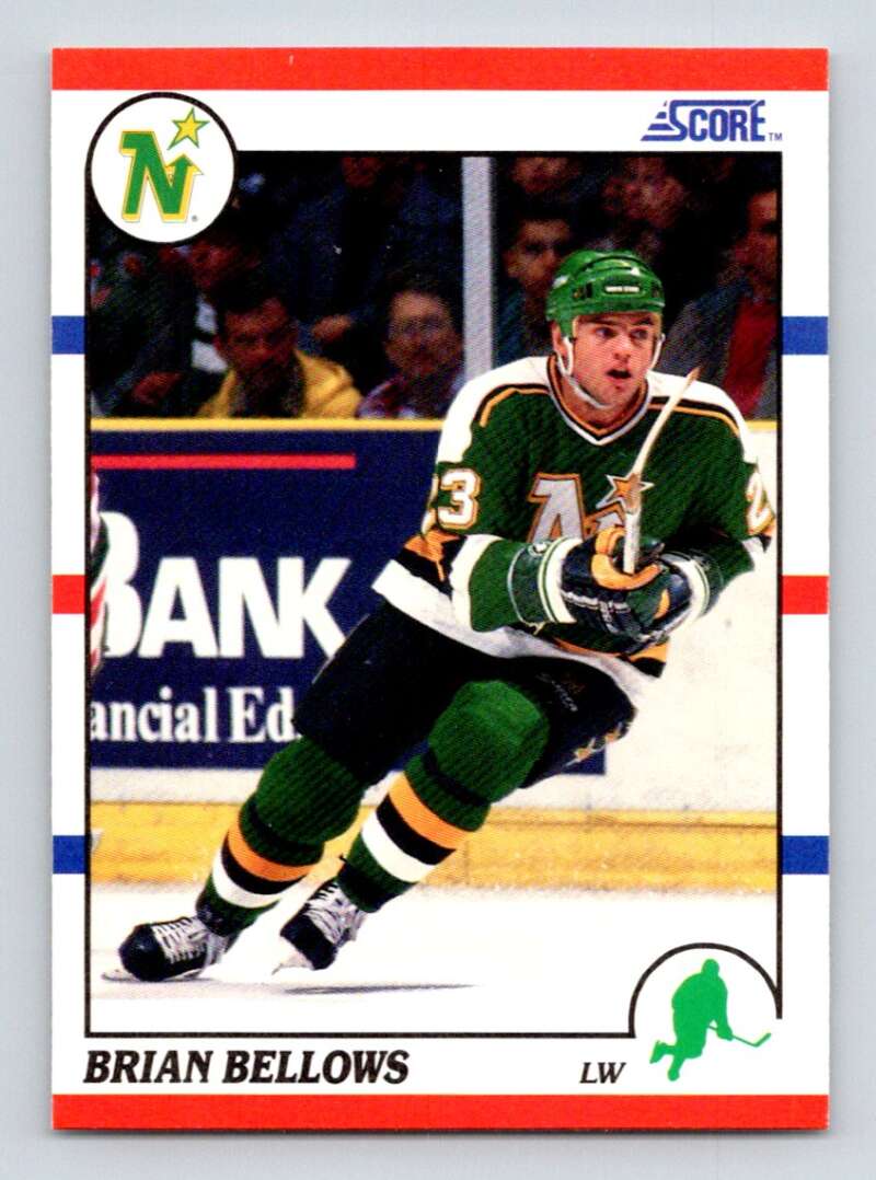 1990-91 Score American #7 Brian Bellows Minnesota North Stars Image 1