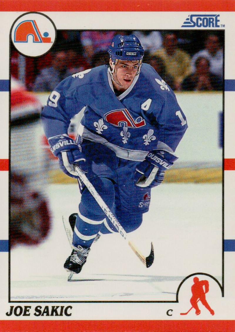 1990-91 Score American #8 Joe Sakic Quebec Nordiques Image 1