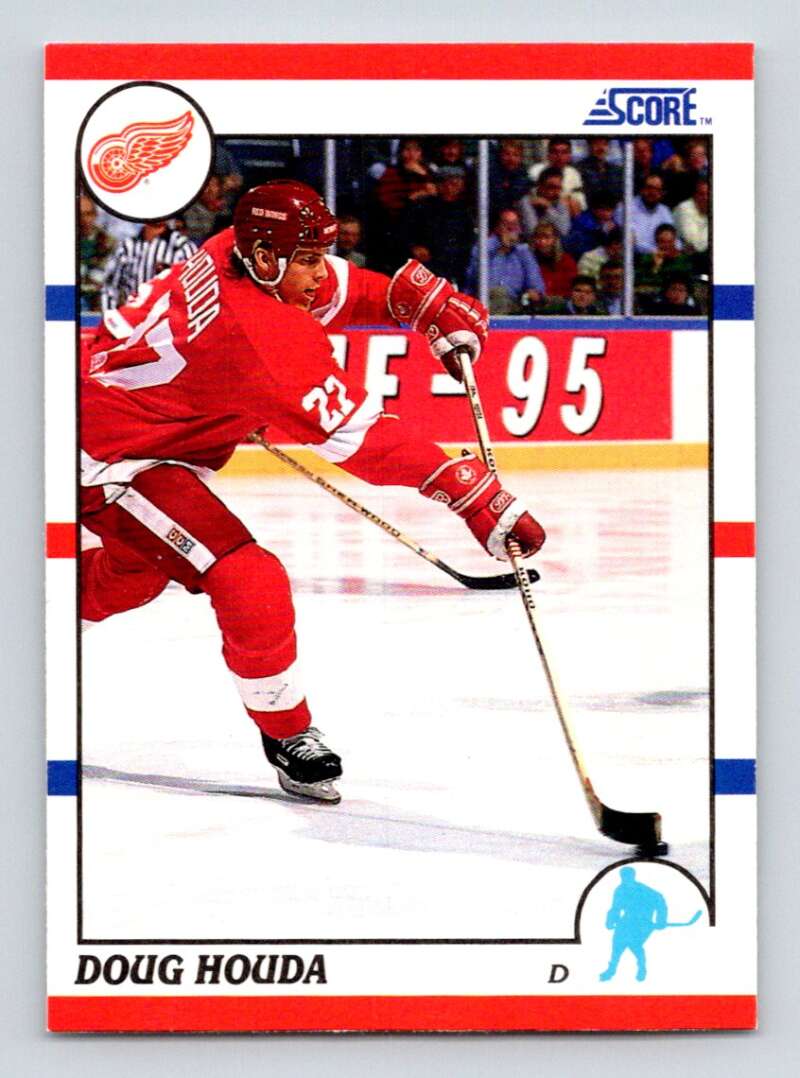 1990-91 Score American #11 Doug Houda RC Rookie Detroit Red Wings Image 1