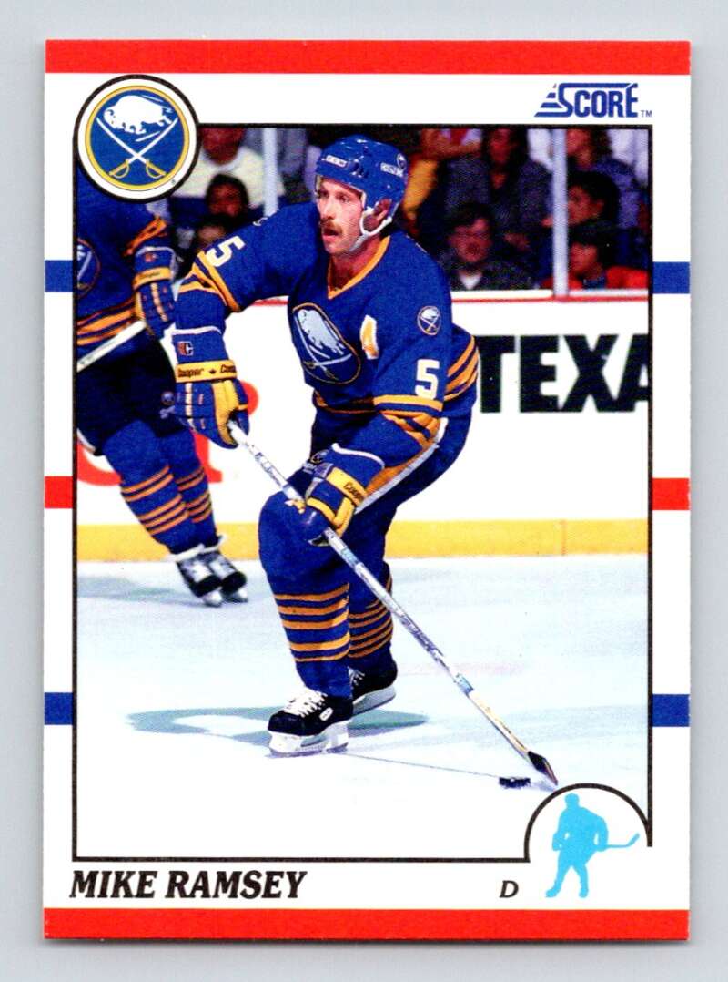 1990-91 Score American #23 Mike Ramsey Buffalo Sabres Image 1