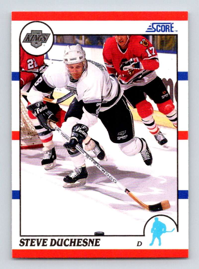 1990-91 Score American #26 Steve Duchesne Los Angeles Kings Image 1