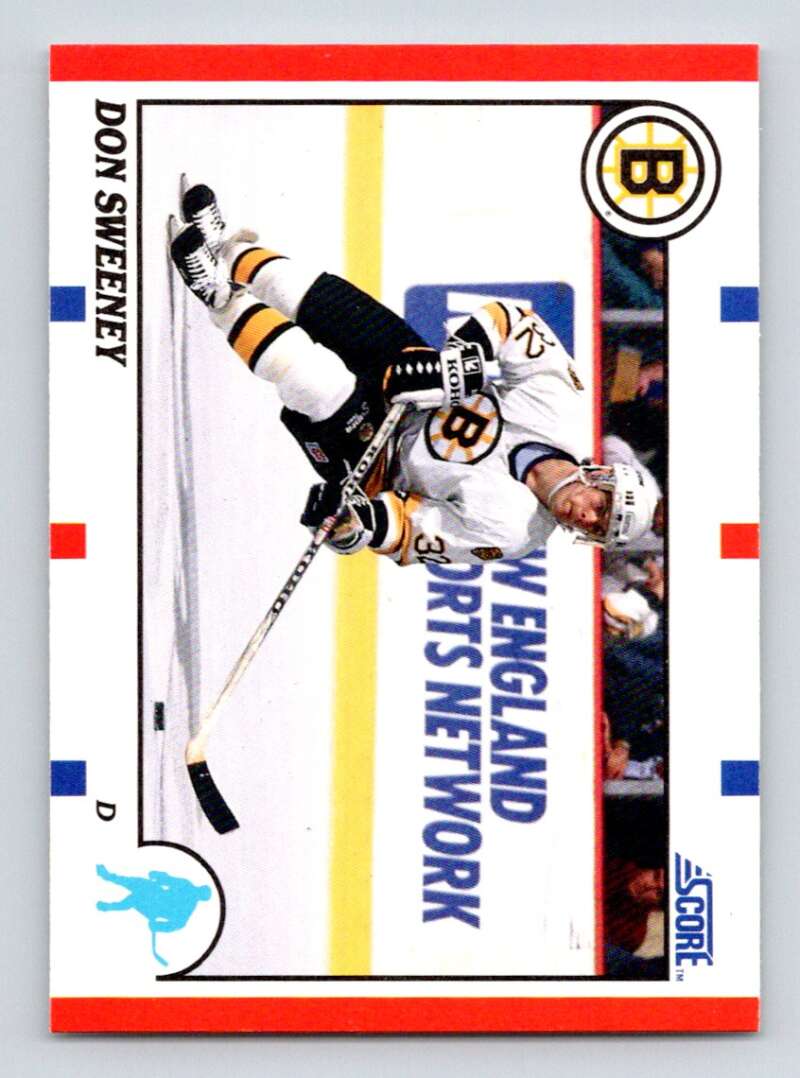 1990-91 Score American #51 Don Sweeney RC Rookie Boston Bruins Image 1