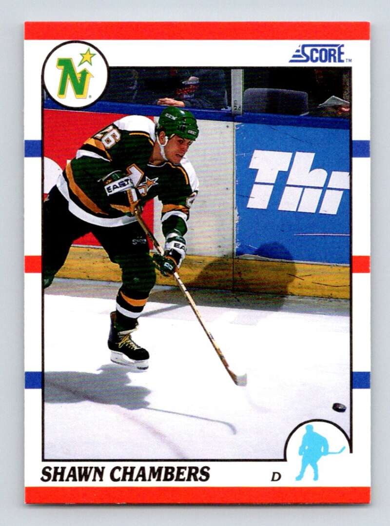 1990-91 Score American #57 Shawn Chambers Minnesota North Stars Image 1