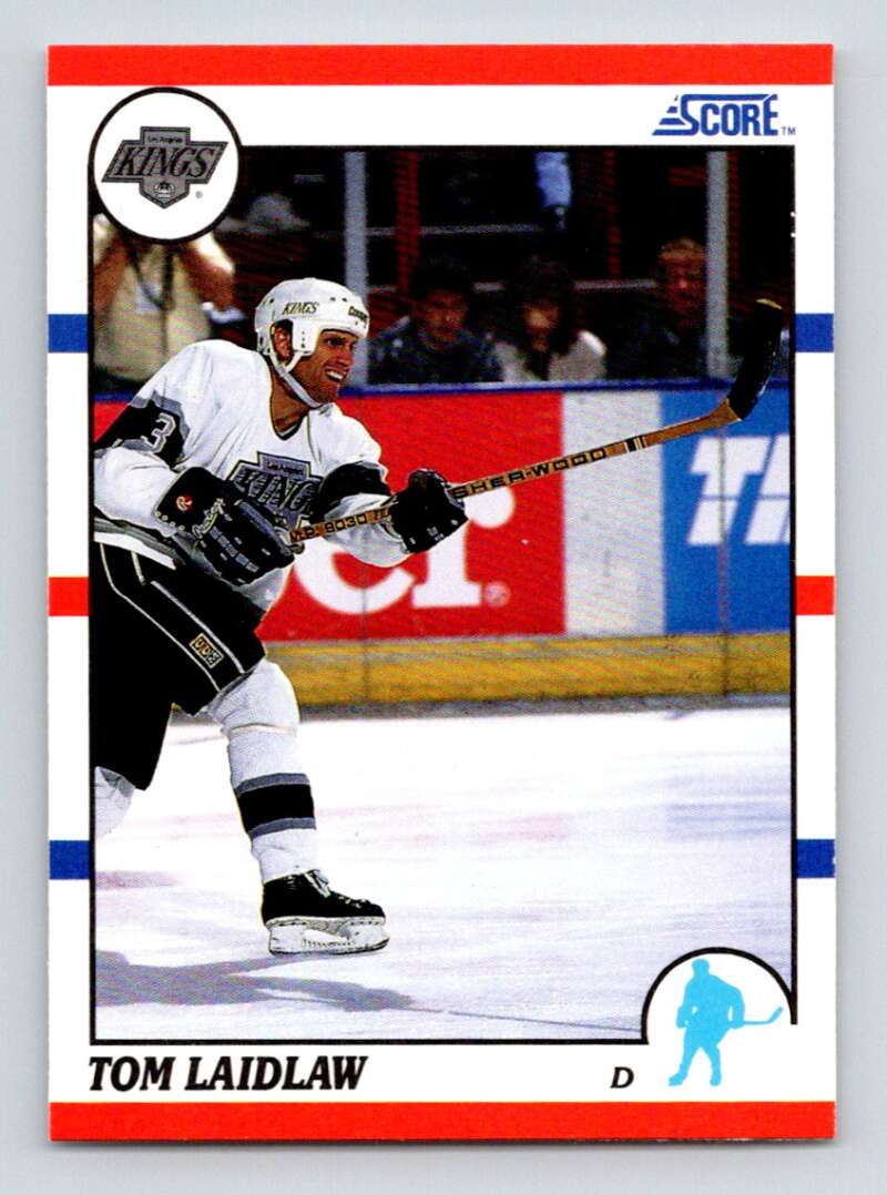 1990-91 Score American #69 Tom Laidlaw Los Angeles Kings Image 1