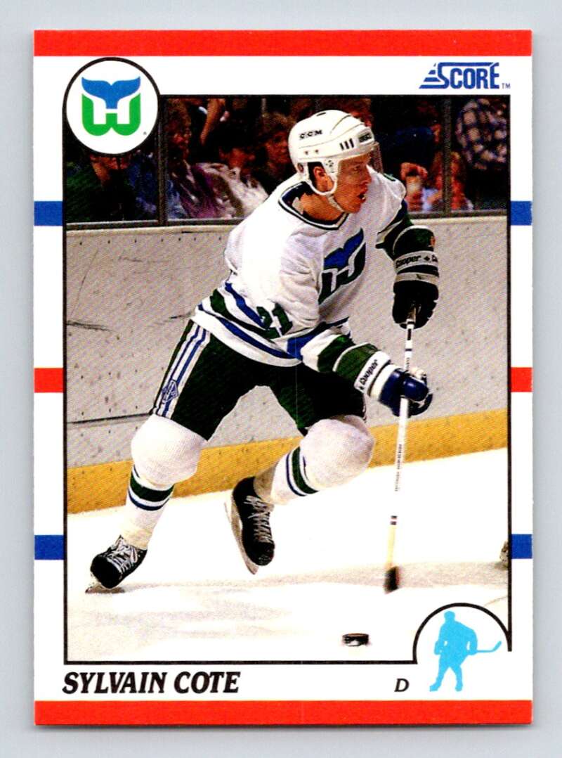 1990-91 Score American #83 Sylvain Cote Hartford Whalers Image 1