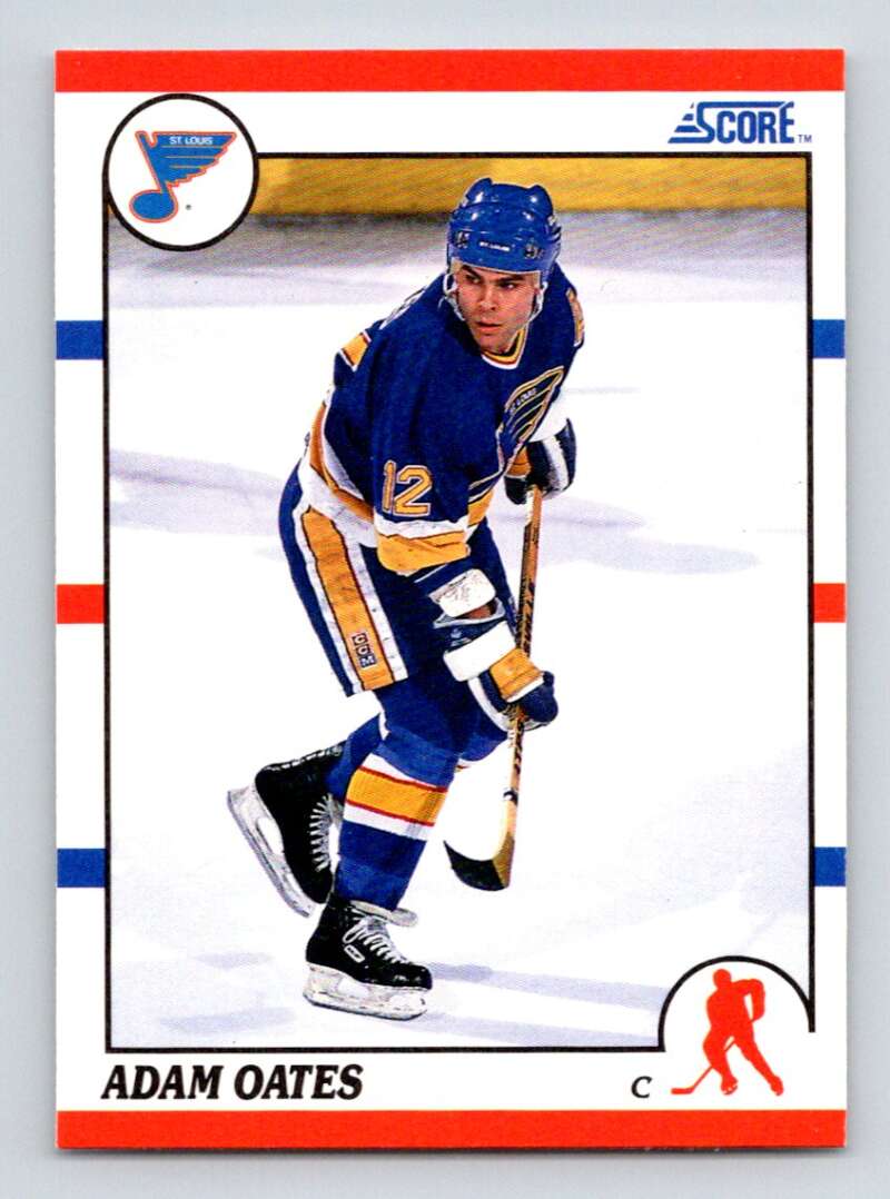 1990-91 Score American #85 Adam Oates St. Louis Blues Image 1