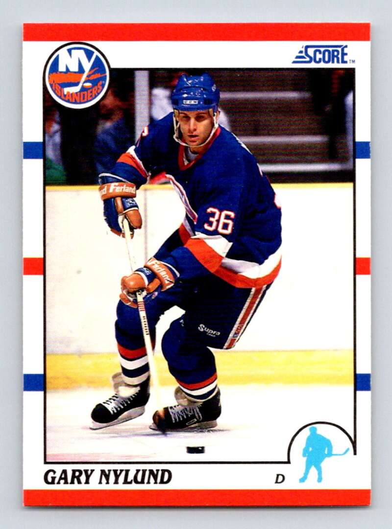 1990-91 Score American #86 Gary Nylund New York Islanders Image 1