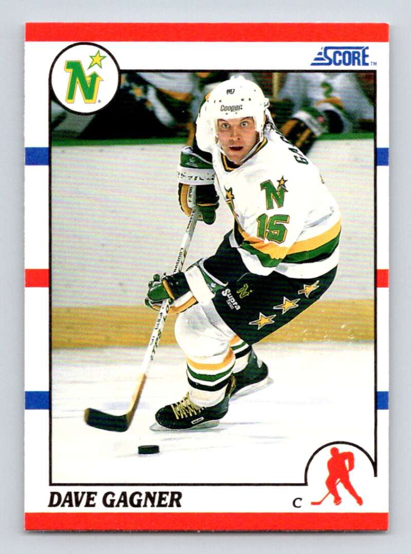 1990-91 Score American #108 Dave Gagner Minnesota North Stars Image 1