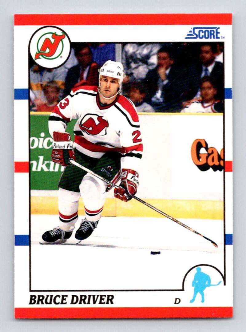 1990-91 Score American #109 Bruce Driver New Jersey Devils Image 1