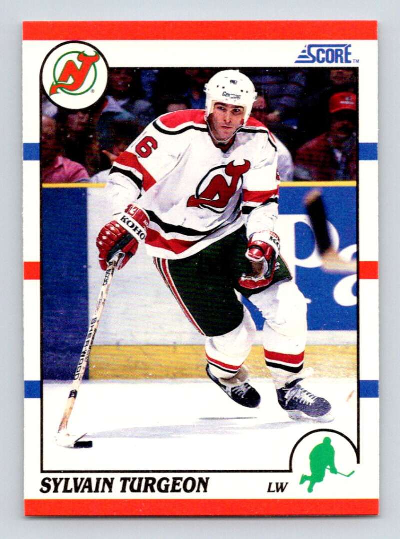 1990-91 Score American #116 Sylvain Turgeon New Jersey Devils Image 1