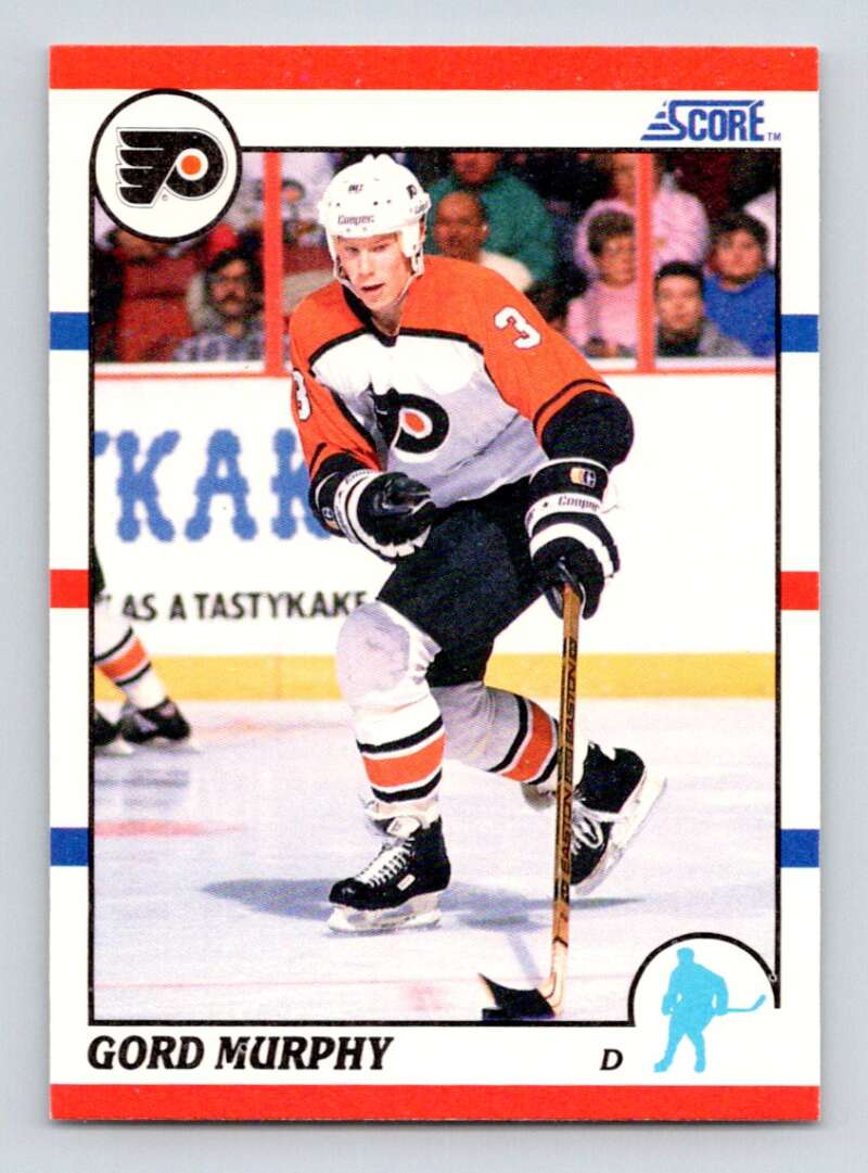 1990-91 Score American #117 Gord Murphy RC Rookie Philadelphia Flyers Image 1