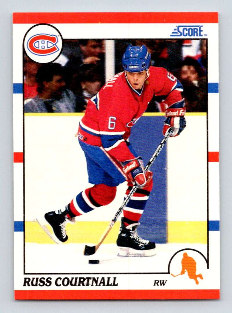 1990-91 Score American #148 Russ Courtnall Montreal Canadiens Image 1