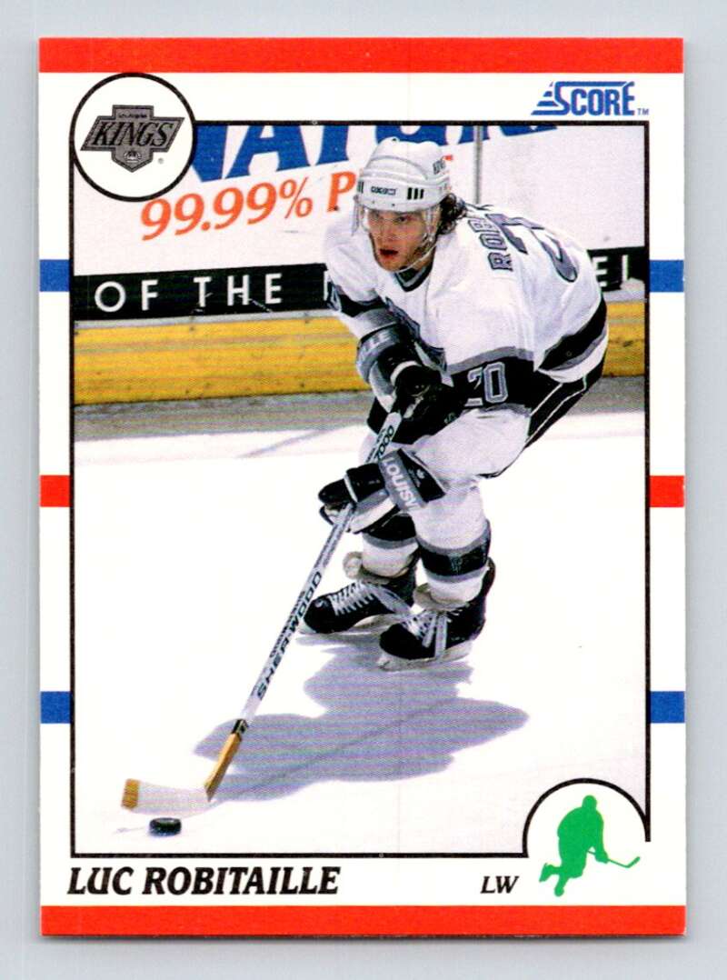 1990-91 Score American #150 Luc Robitaille Los Angeles Kings Image 1