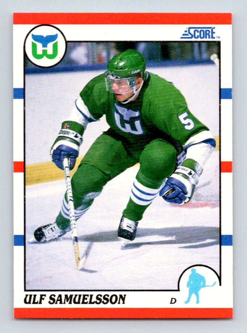 1990-91 Score American #152 Ulf Samuelsson Hartford Whalers Image 1