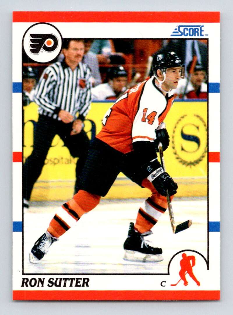 1990-91 Score American #153 Ron Sutter Philadelphia Flyers Image 1