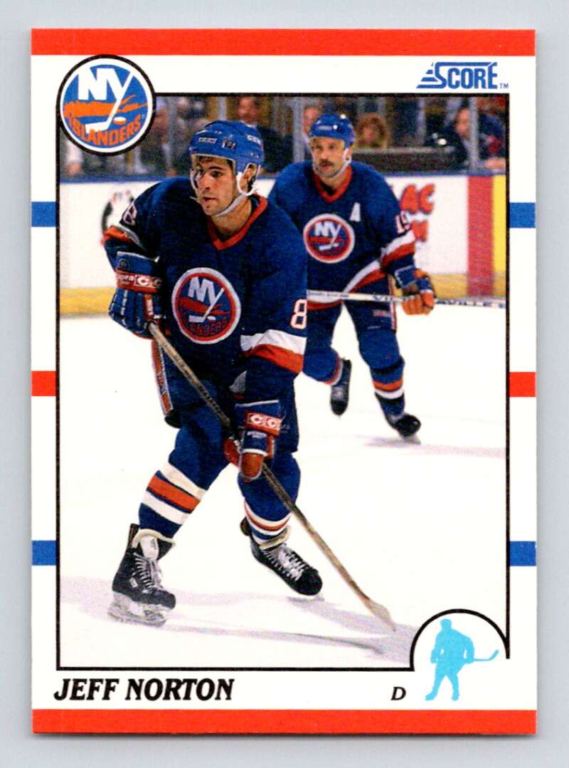 1990-91 Score American #157 Jeff Norton New York Islanders Image 1