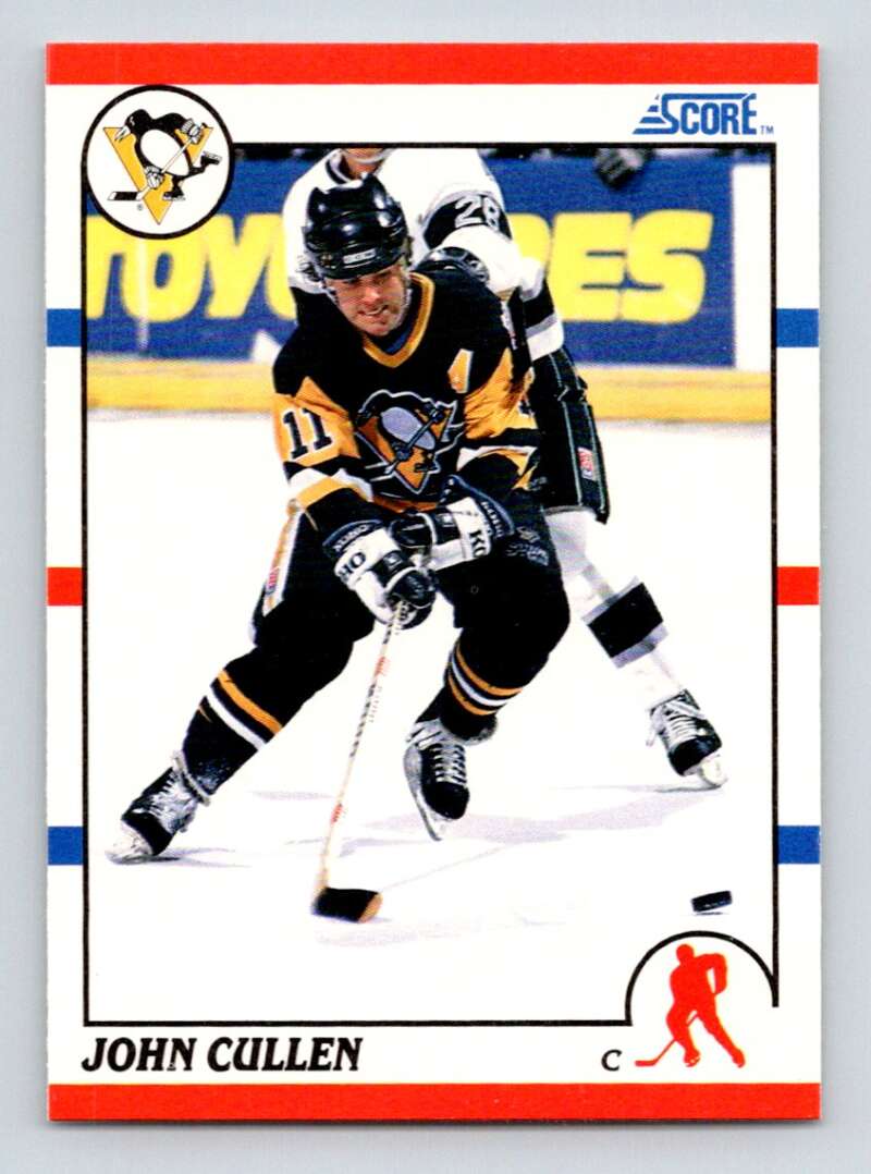 1990-91 Score American #164 John Cullen Pittsburgh Penguins Image 1