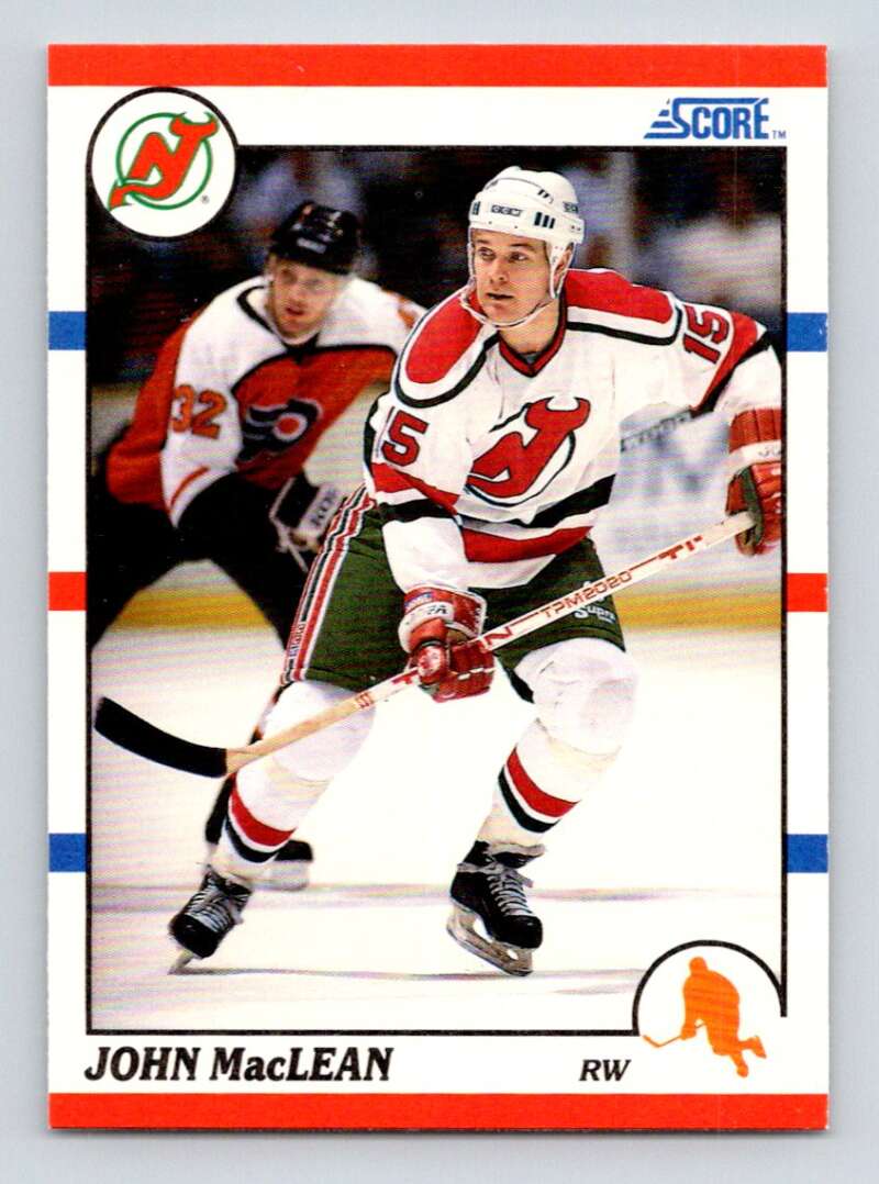 1990-91 Score American #190 John MacLean New Jersey Devils Image 1