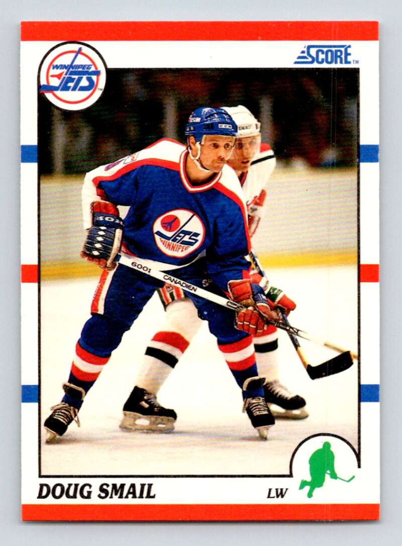 1990-91 Score American #196 Doug Smail Winnipeg Jets Image 1