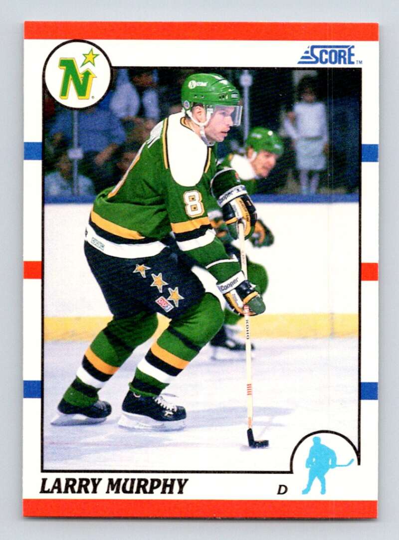 1990-91 Score American #206 Larry Murphy Minnesota North Stars Image 1