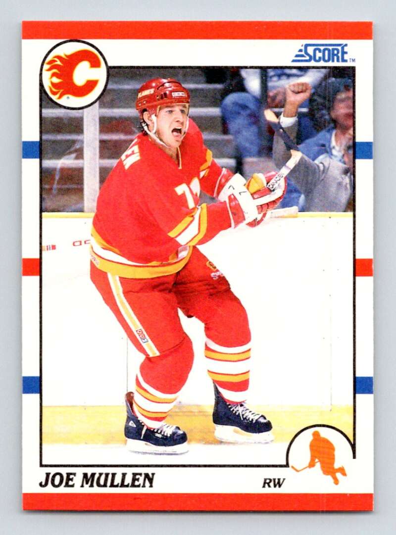 1990-91 Score American #208 Joe Mullen Calgary Flames Image 1