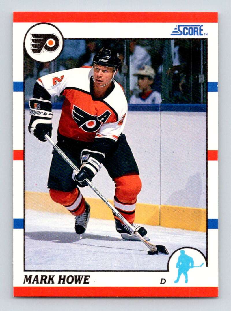 1990-91 Score American #220 Mark Howe Philadelphia Flyers Image 1