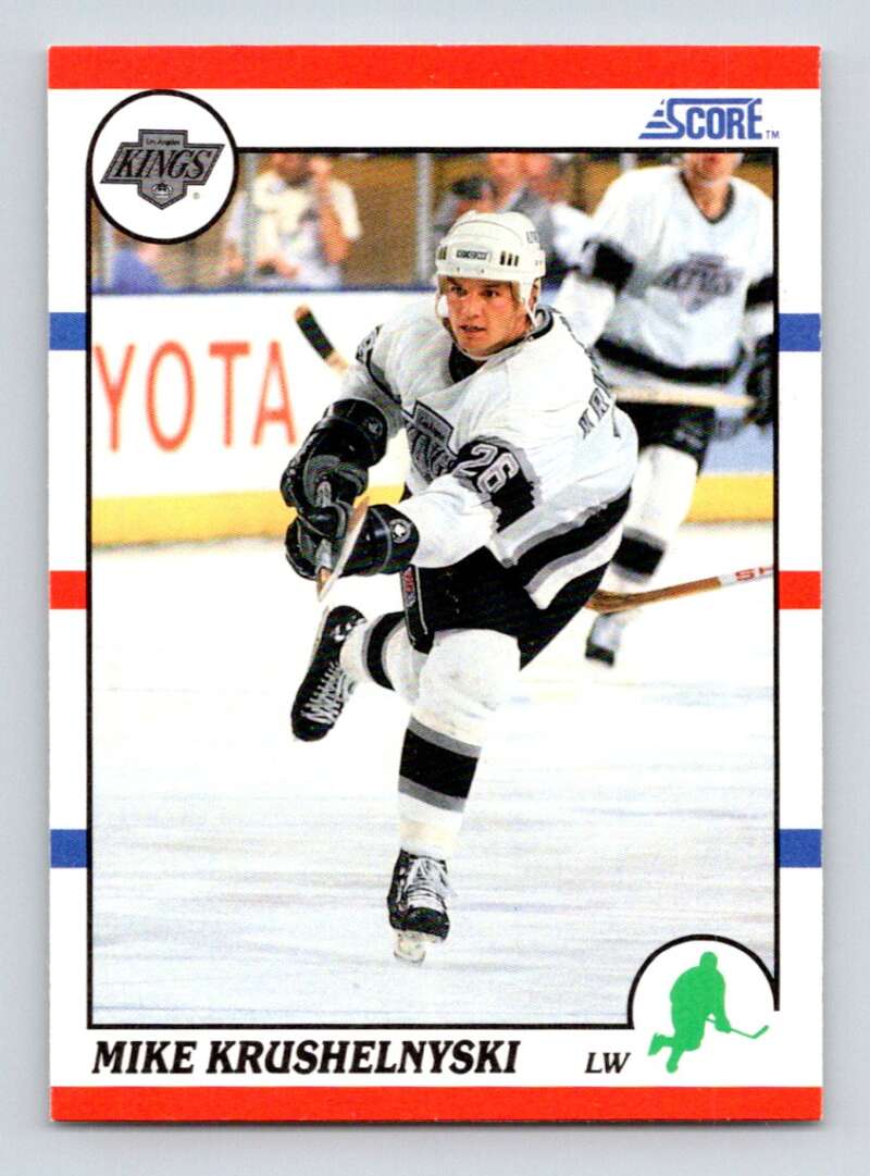 1990-91 Score American #227 Mike Krushelnyski Los Angeles Kings Image 1