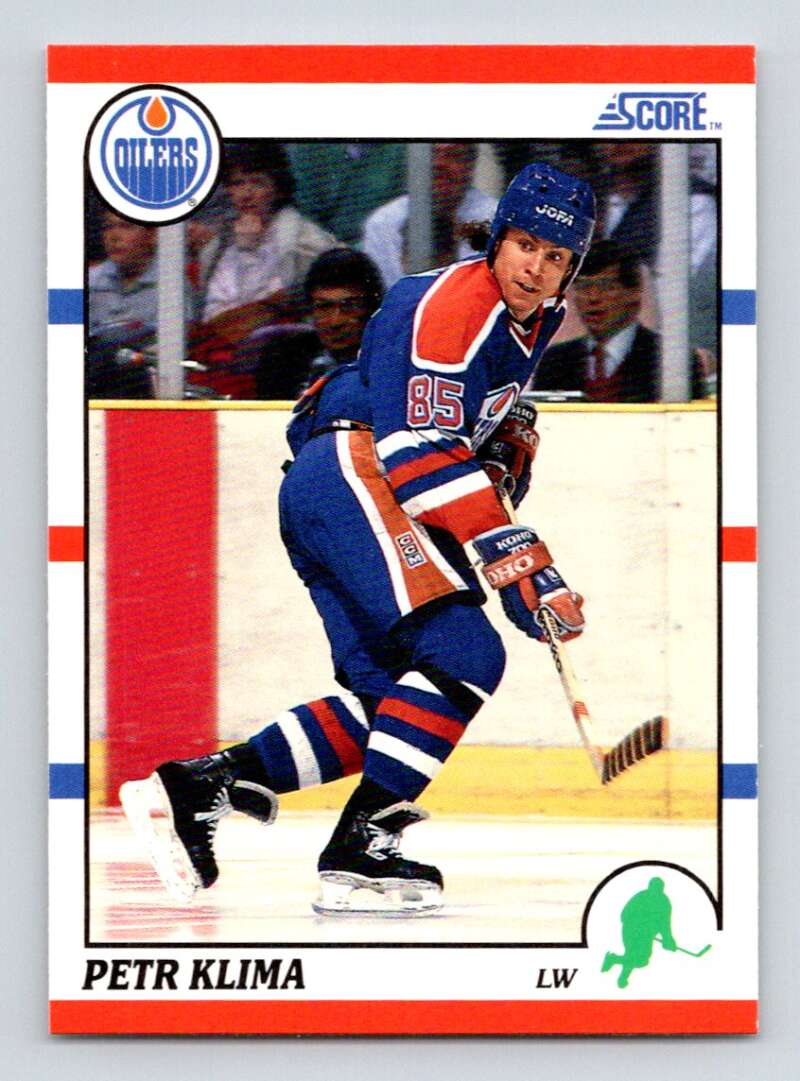 1990-91 Score American #232 Petr Klima Edmonton Oilers Image 1