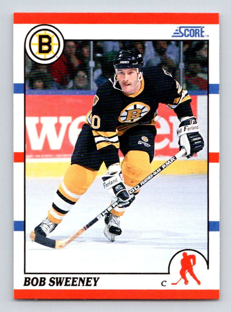 1990-91 Score American #235 Bob Sweeney Boston Bruins Image 1