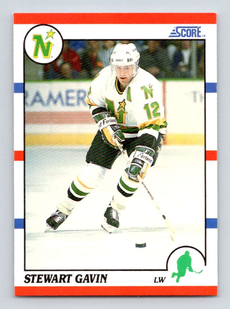 1990-91 Score American #244 Stewart Gavin Minnesota North Stars Image 1