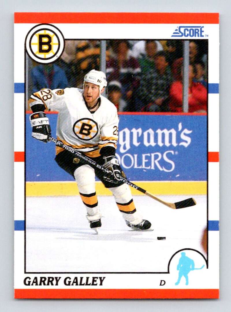 1990-91 Score American #253 Garry Galley RC Rookie Boston Bruins Image 1