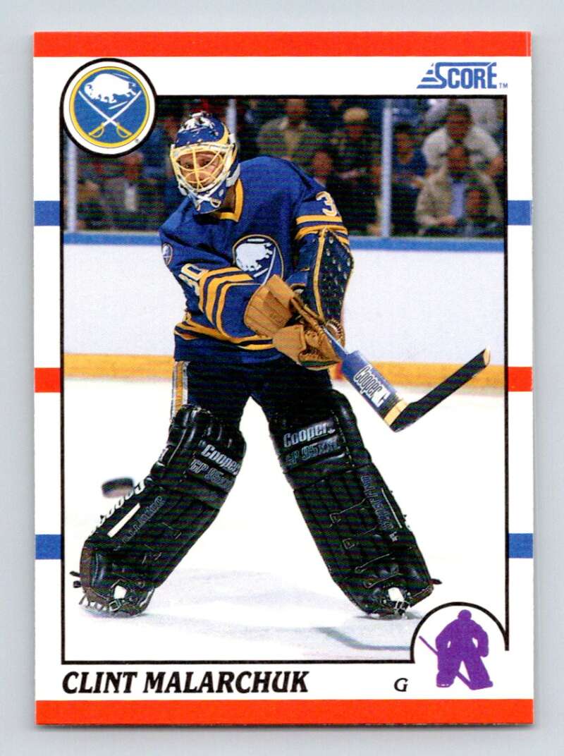 1990-91 Score American #289 Clint Malarchuk UER Buffalo Sabres Image 1