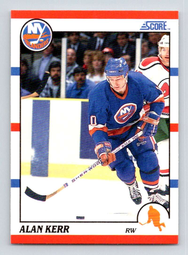 1990-91 Score American #307 Alan Kerr New York Islanders Image 1