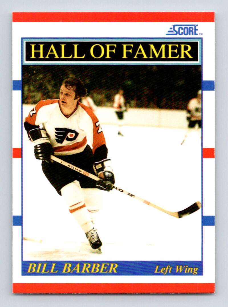 1990-91 Score American #356 Bill Barber HOF Philadelphia Flyers Image 1