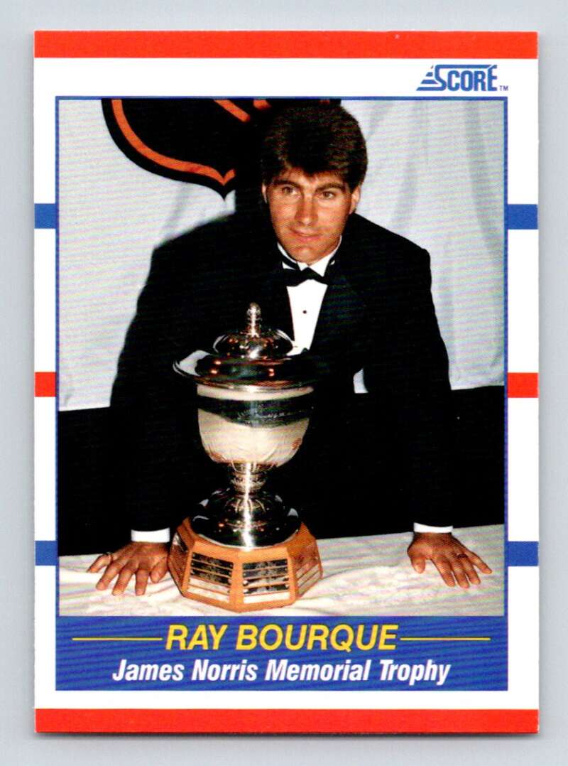 1990-91 Score American #363 Ray Bourque TR Boston Bruins Image 1