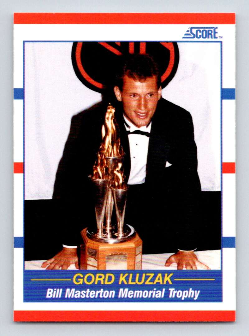 1990-91 Score American #367 Gord Kluzak TR Boston Bruins Image 1