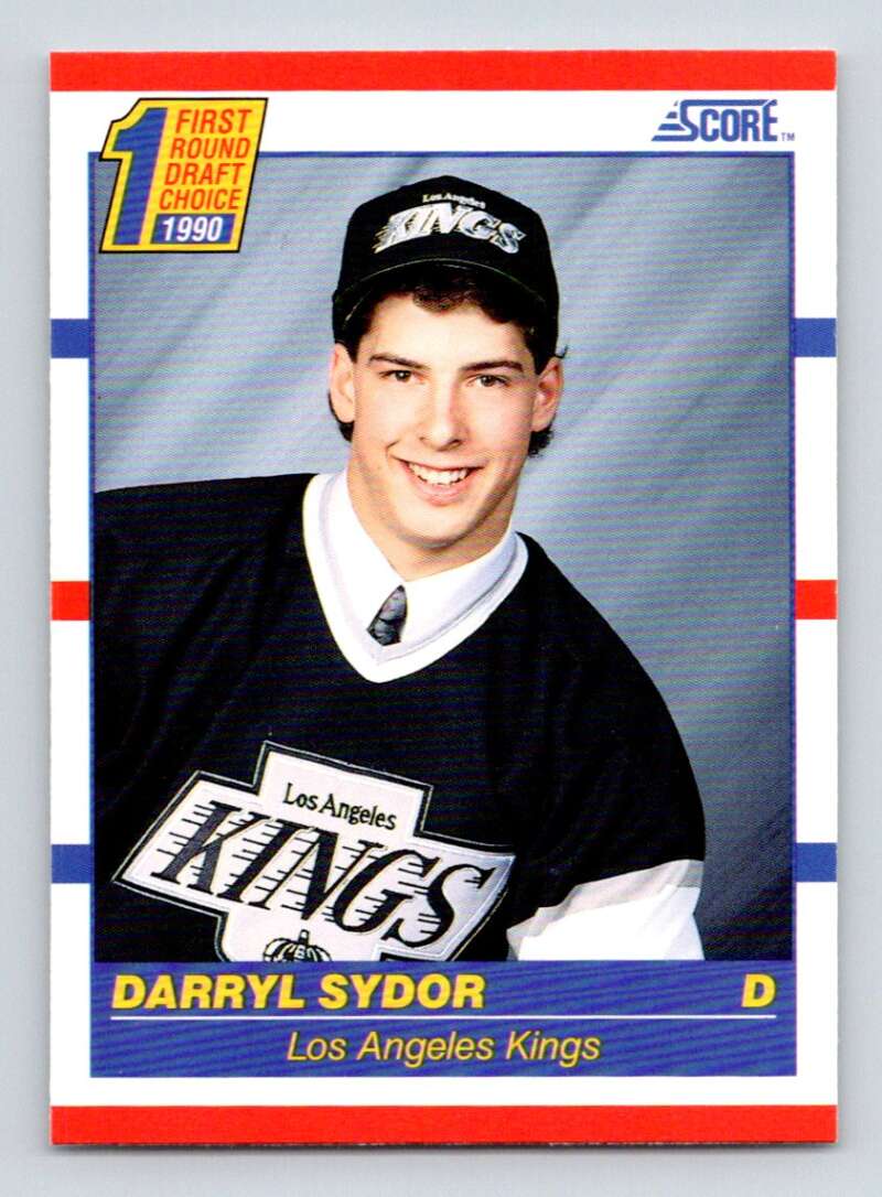 1990-91 Score American #425 Darryl Sydor RC Rookie Los Angeles Kings Image 1