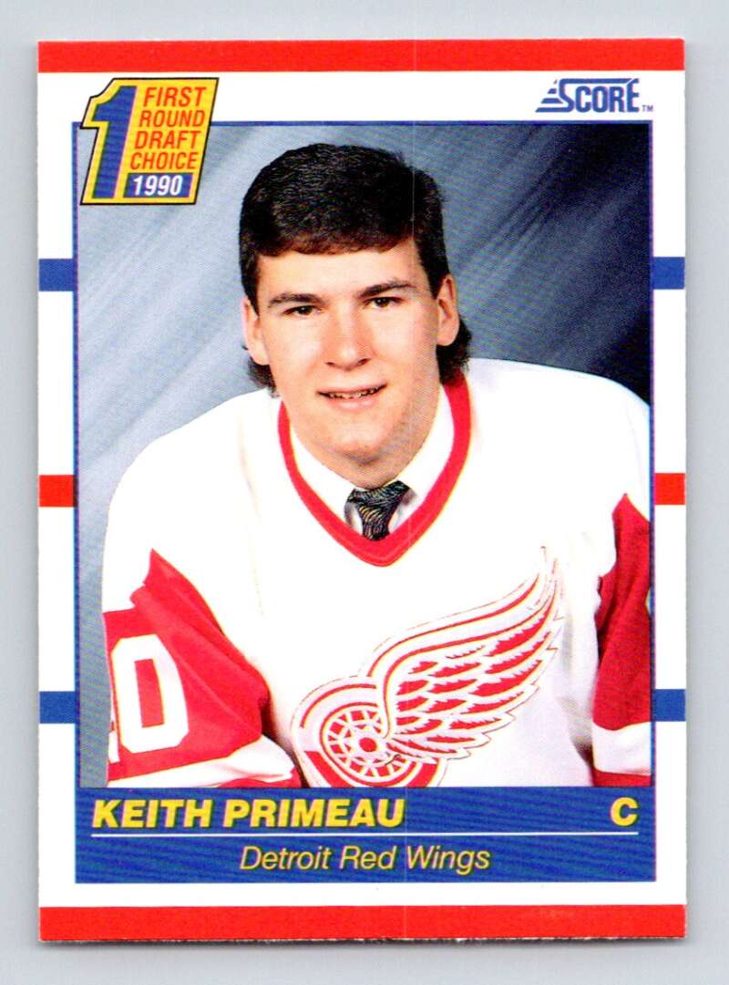 1990-91 Score American #436 Keith Primeau RC Rookie Detroit Red Wings Image 1