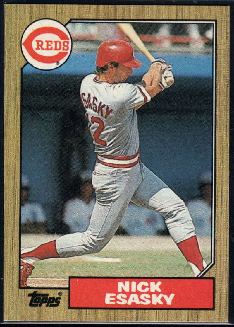 1987 Topps #13 Nick Esasky Reds Image 1