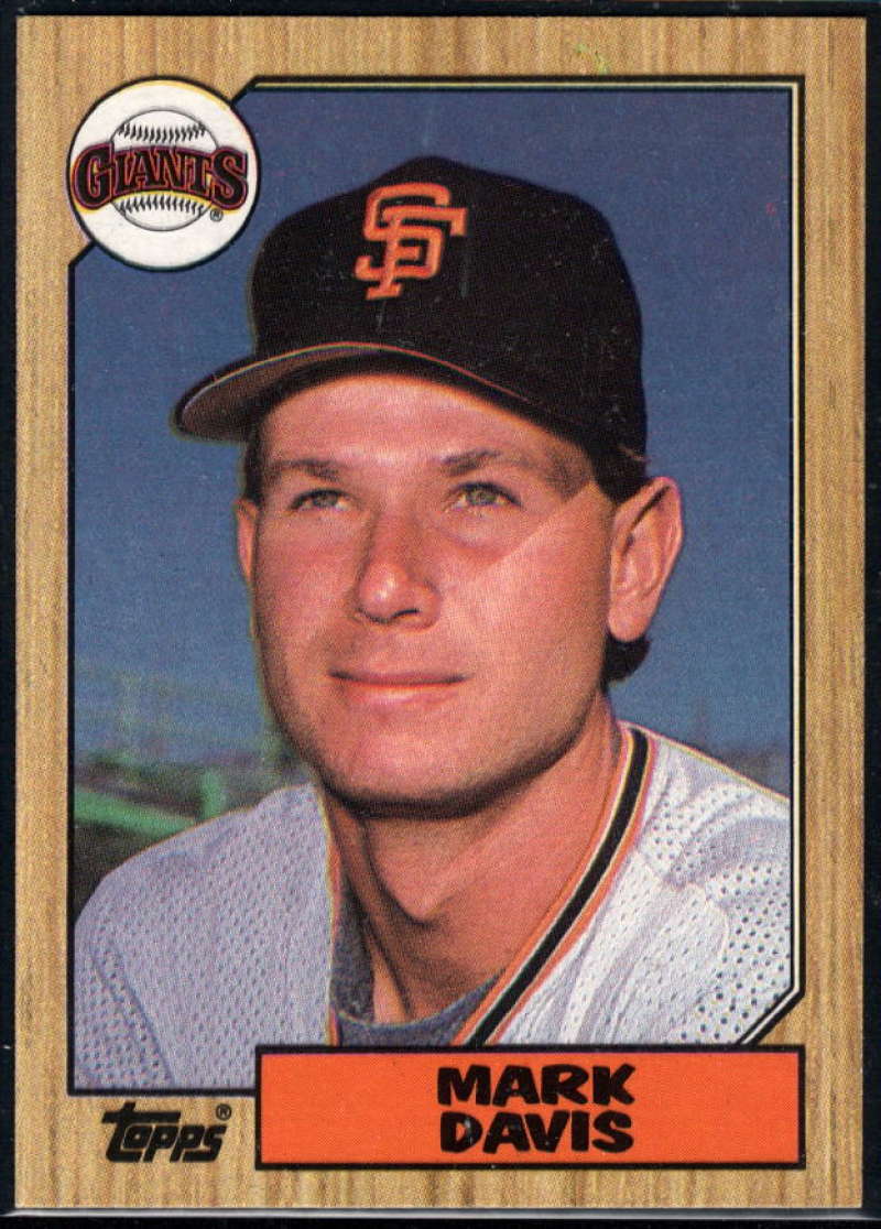 1987 Topps #21 Mark Davis Giants Image 1